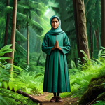 Rama in the Forest**

"Rama, fully clothed in modest forest attire, standing in a lush, green forest, appropriate content, safe for work, perfect anatomy, natural pose, proper finger count, well-formed hands, professional illustration, family-friendly, natural body proportions, detailed background, serene atmosphere."

**